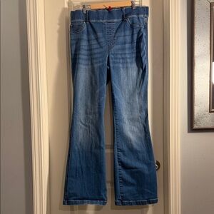 SPANX Flare & Wide Leg Blue Jeans